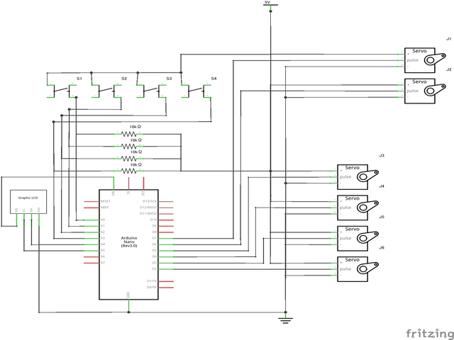 ロボットモーション製作用回路