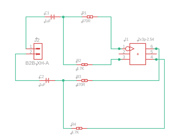 mic入力基板回路