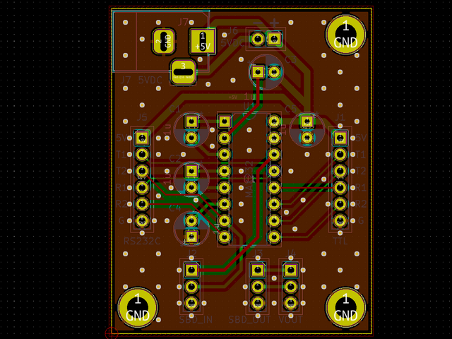 基板レイアウト図