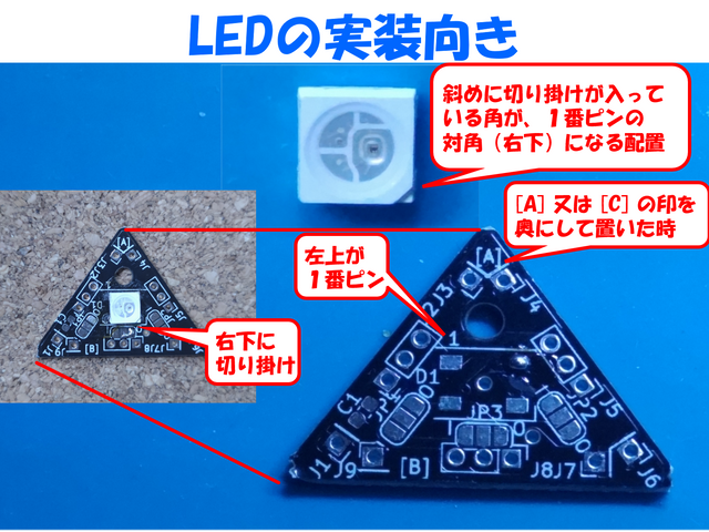 LEDの実装