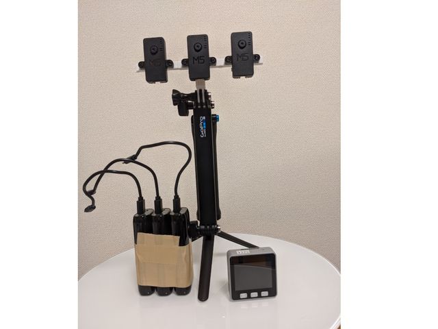 3台のM5Cameraに電源供給