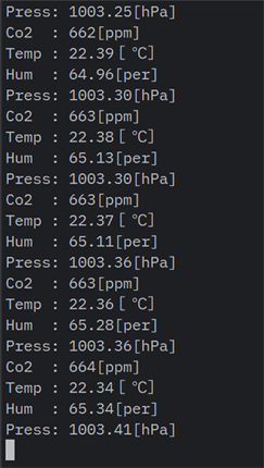 センサ状態を購読