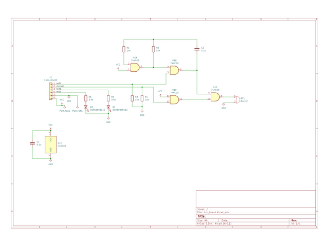 2-way Buzzer Board 回路図