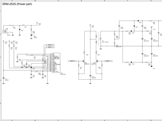 SRM-252S 電源部分