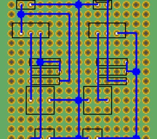 実体配線図（裏）