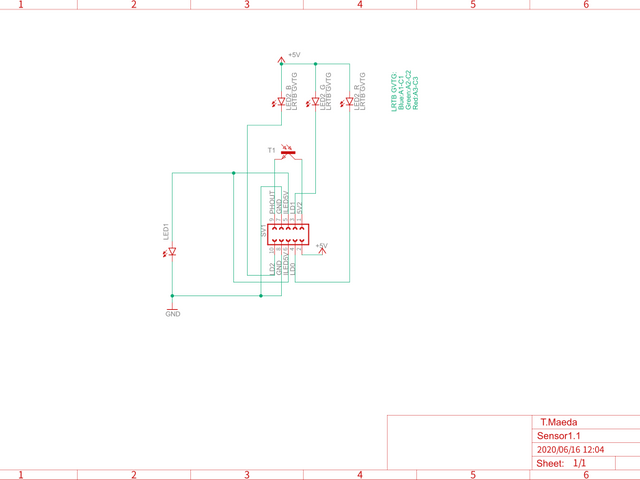 センサー基板回路図