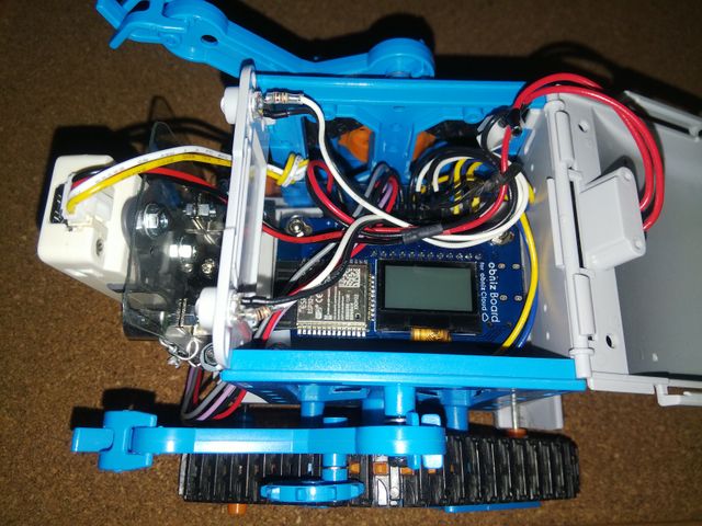 カムロボ本体に組付け