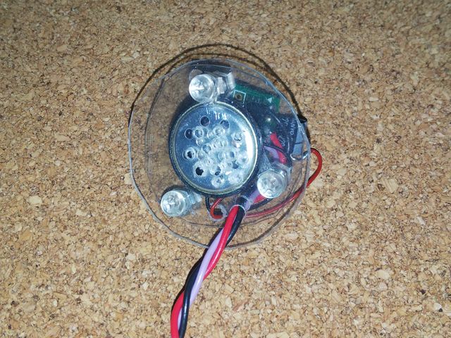 プラ板で挟んだ