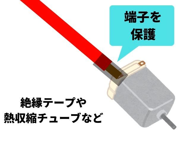 端子部を絶縁処理