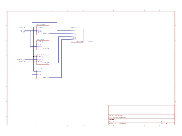 CalicoCPU 回路図 計算ロジック