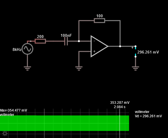 1V 7958Hz