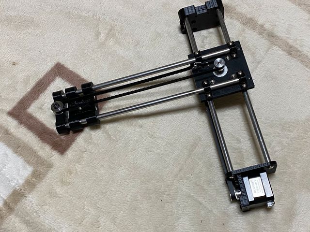 機構部の全体はこんな感じです