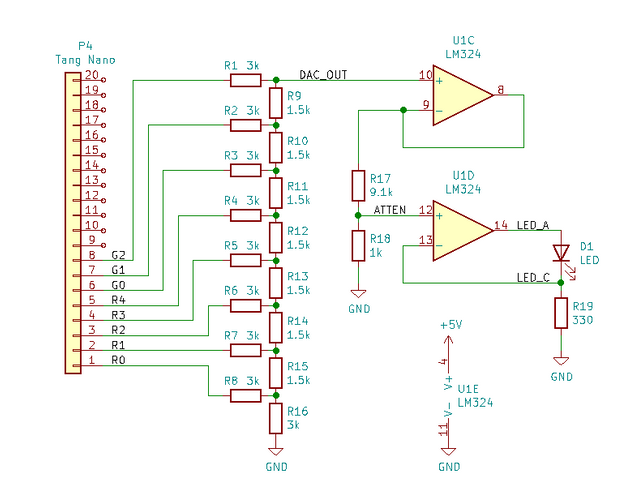 オペアンプを用いて電流を制御する