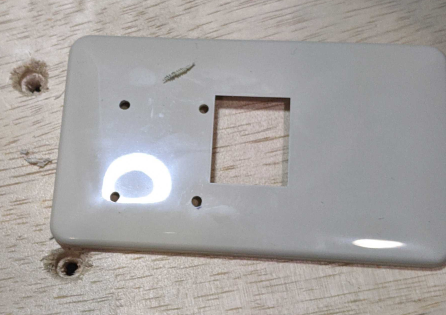 スイッチカバー加工