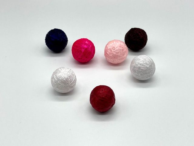 手まり刺しゅう前