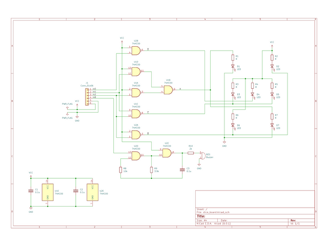 Dice Board 回路図