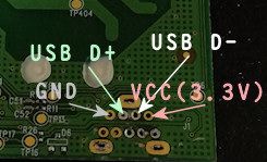 モジュールのピン構成