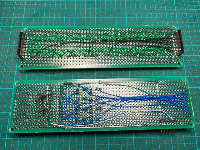 LED基板とドライバ基板(裏)