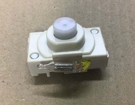 ネオン管を台座から退避させた状態