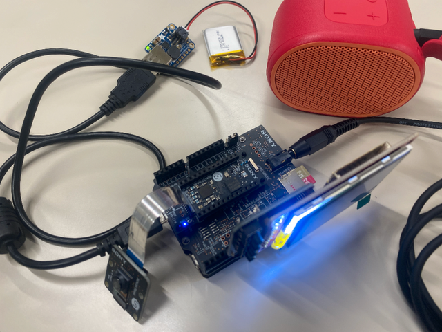 内蔵機器の写真