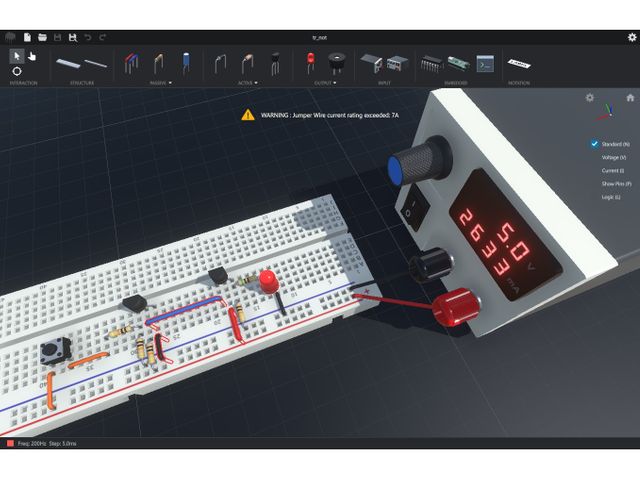 CRUMB Circuit Simulator 実行結果