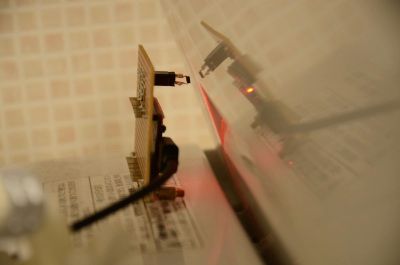 蓋が開いているときの様子