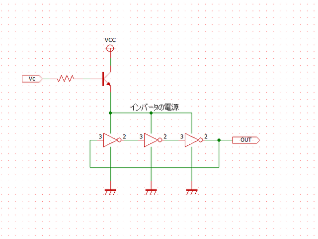 リング発振器をベースにしたVCO