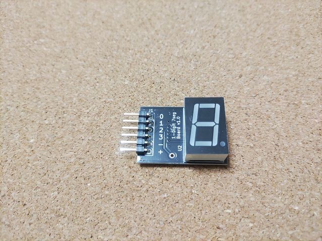 1-Digit 7seg Board
