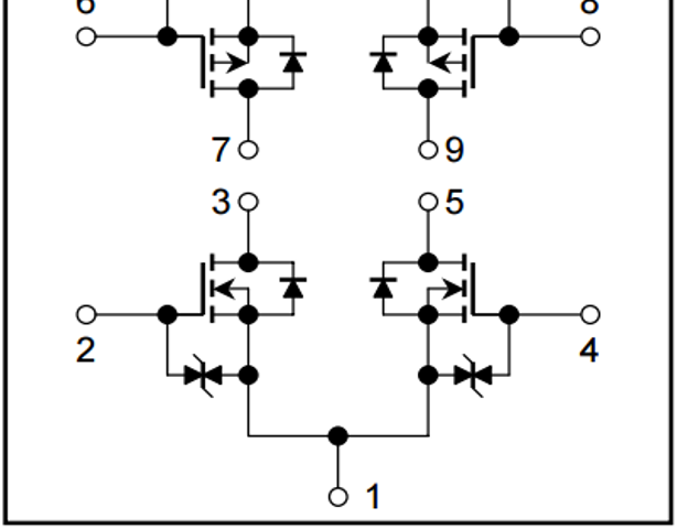 データシート抜粋：ブリッジ部等価回路