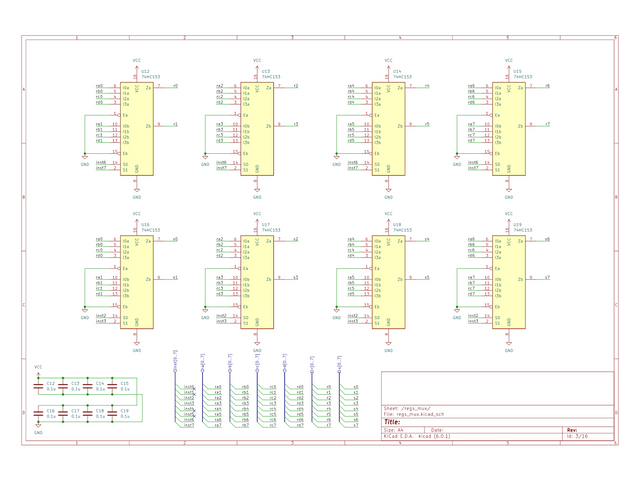 CalicoCPU 回路図 レジスタ選択