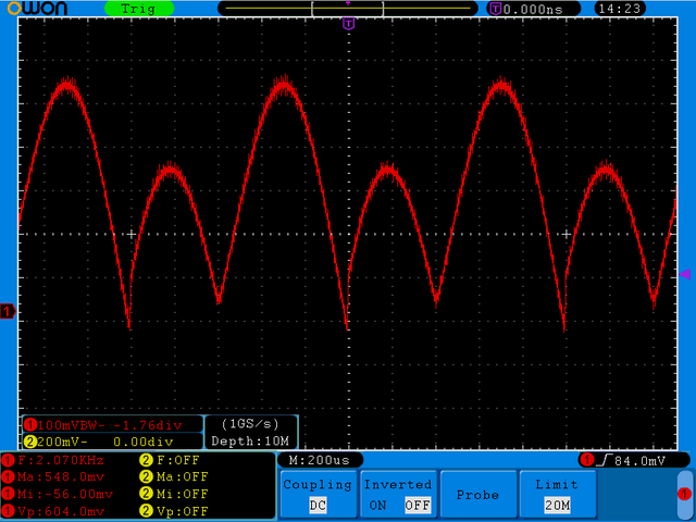 図4 不適切な波形