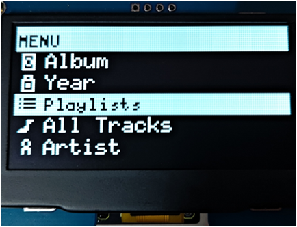 再生モード選択画面