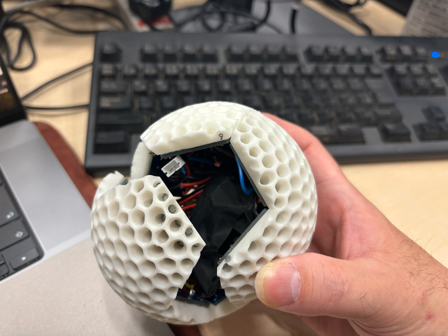 閉じているところ