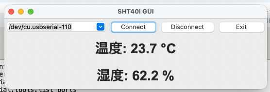 USB↔︎PIC↔︎SHT40i