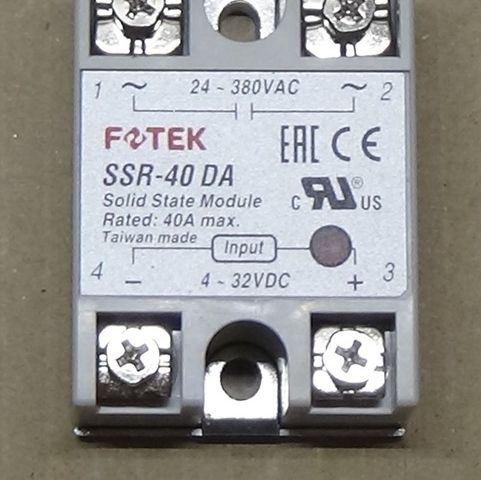 ソリッドステートリレー SSR-40DA