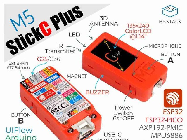 M5StickC plus