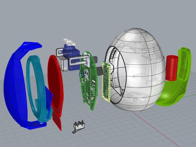 卵型デバイス3D画像