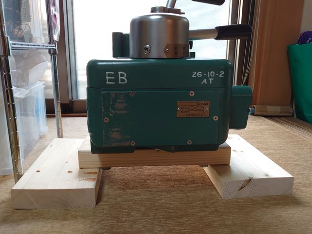 アダプターと接続された様子