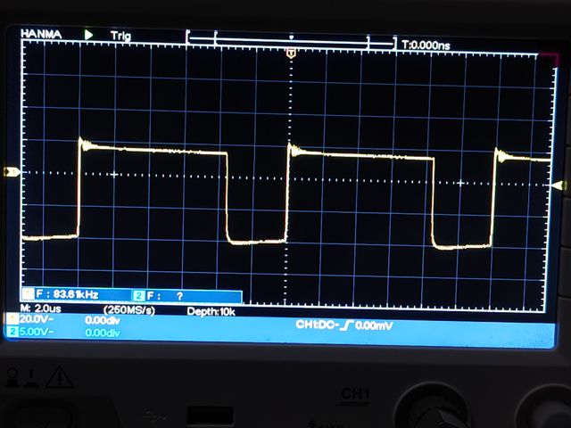 二次側トランス波形