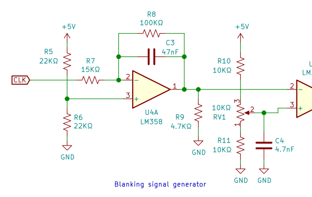 ブランキング信号発生回路