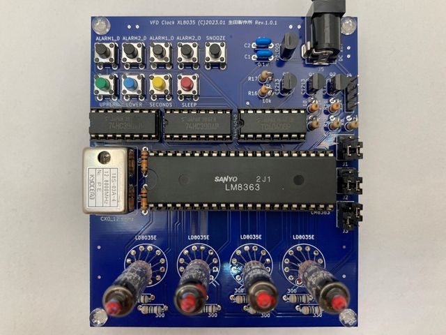 超高精度クリスタルオシレータタイプ　NEC LD8035E　専用基板