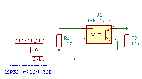 洗濯物干してないぞ通知器の回路図