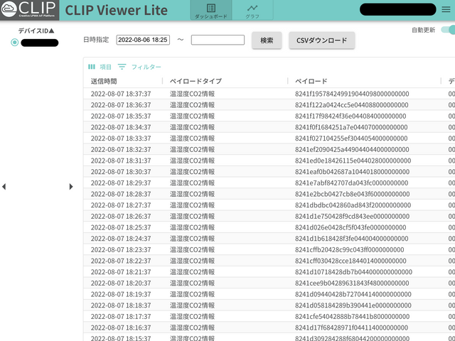 CLIP Viewer Liteでのデータ