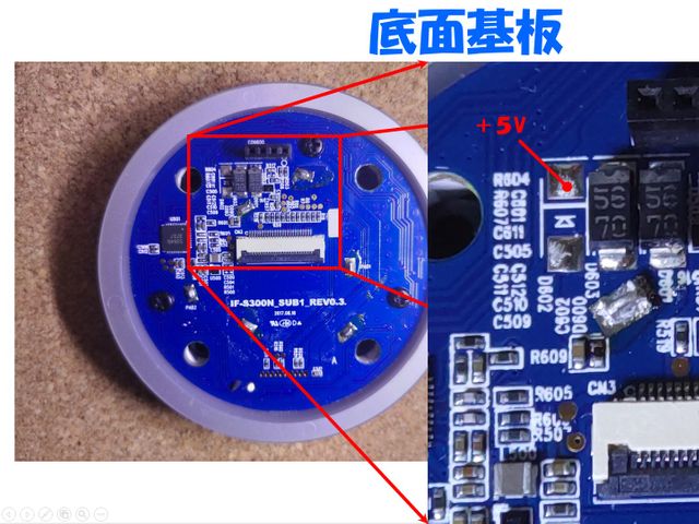 底面基板接続先