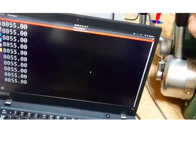 角度を取り込めている様子