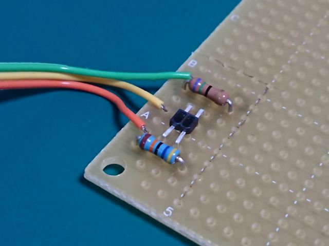 ユニバーサル基板での実装