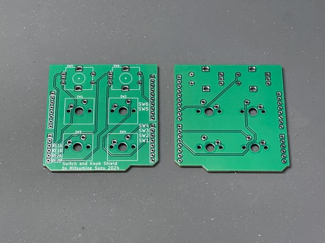 できあがった基板
