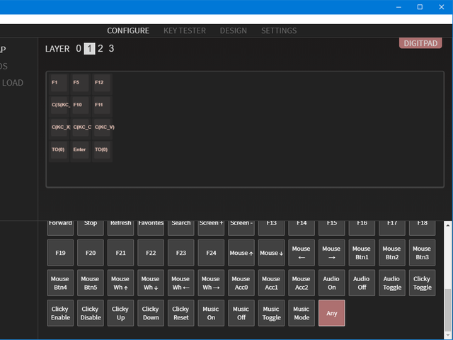 特殊なキーの割り当て