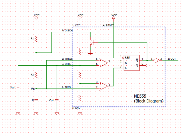 CTRL(5pin)に任意の電圧を入れた場合