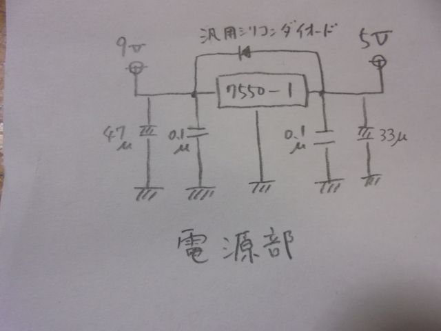 受信機電源部